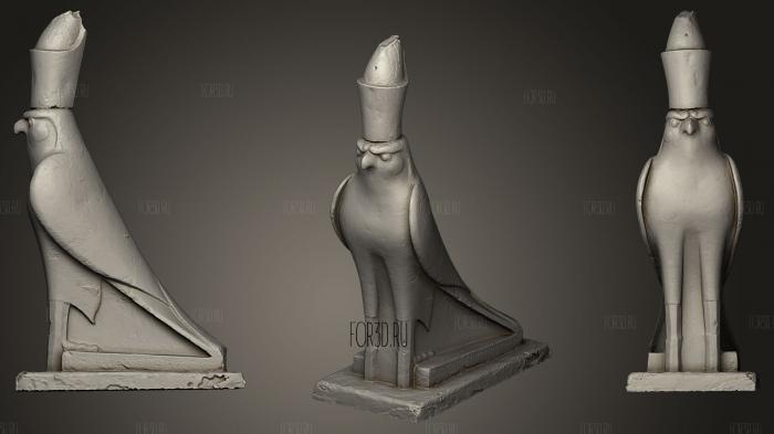 Statue of Horus stl model for CNC
